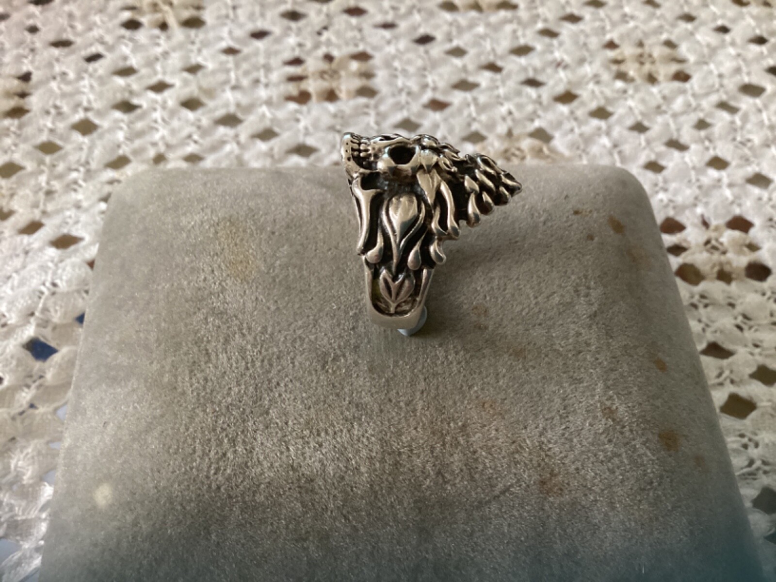 Wonderful Solid Sterling Heavyweight Detailed Sku… - image 4