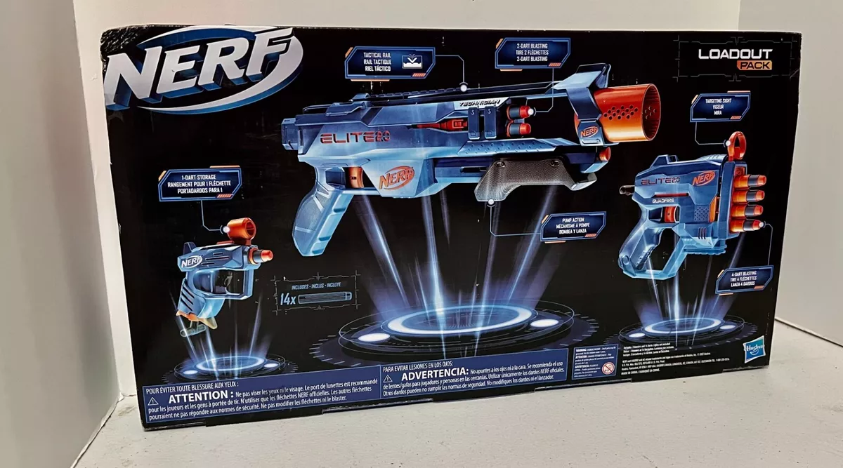 NEW Nerf Elite 2.0 Loadout Combo Pack 3x Blaster Technician