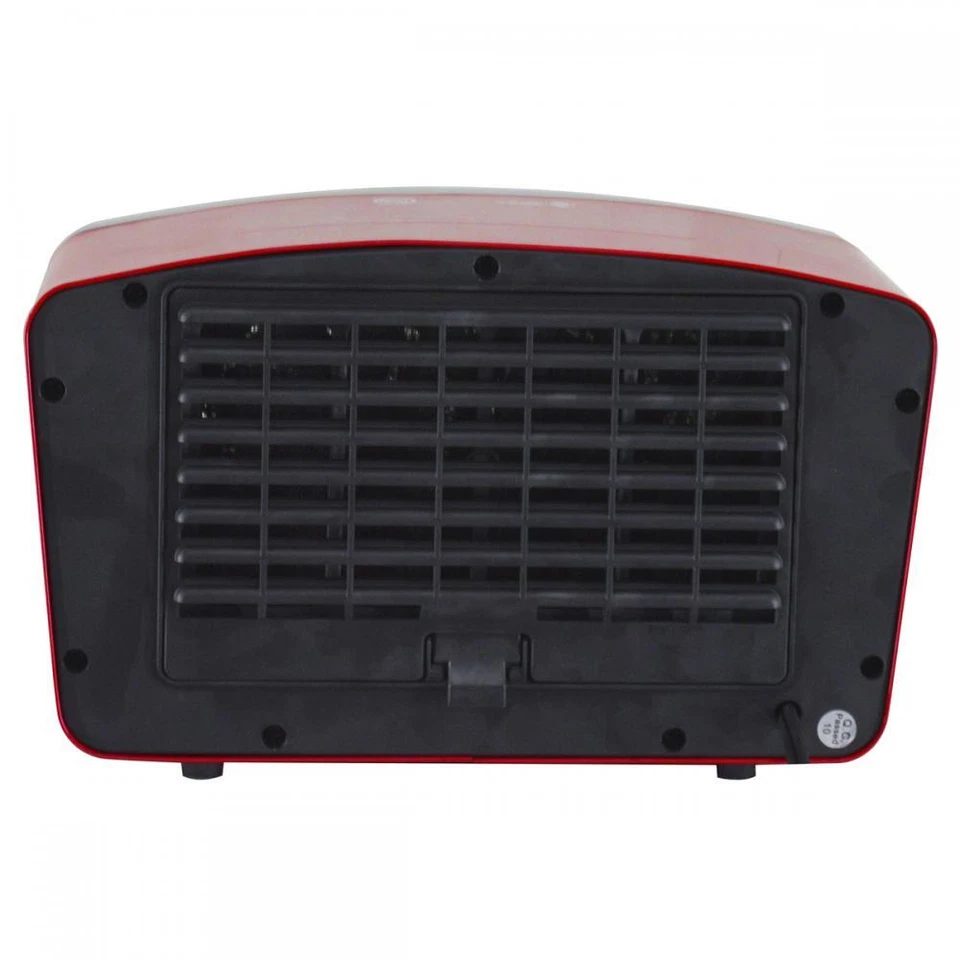 Calentador de espacio de cerámica Comfort Zone termostato de escritorio portátil ventilador pequeño calefacción Foto 3 de 4