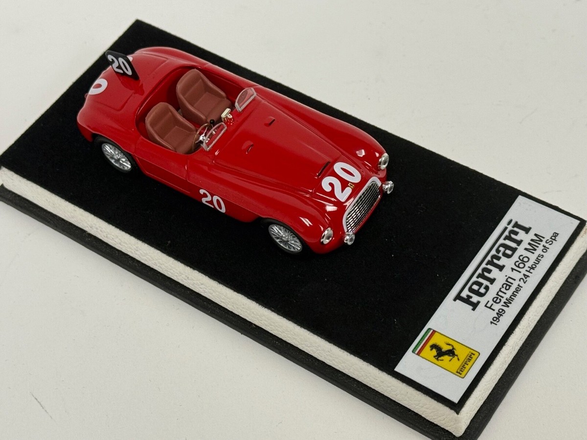 FERRARI 166 MM 24 Hours or Spa 1949 レア 1/43 Ferrari 166 MM winner of 1949 24 Hours of Spa Car #20