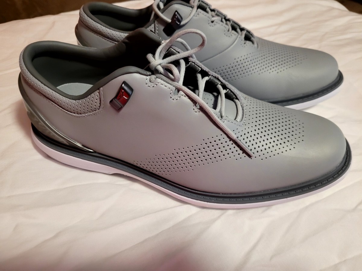 Nike Air Jordan ADG 4 Wolf Smoke Grey White Golf Shoes  display picture 3