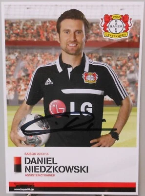 Daniel Niedzkowski Autogrammkarte Bayer 04 Leverkusen Handsigniert 2013/14 FP154 - Bild 1 von 2