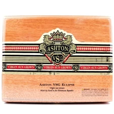 Ashton VSG Eclipse Empty Wood Cigar Box 9" x 7" x 3.75"