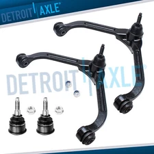 4pc Front Upper Control Arms + Lower Ball Joints for 2002 2003 2004 Jeep Liberty
