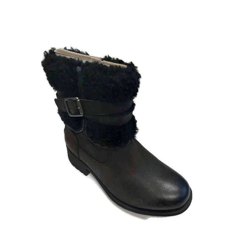 UGG Blayre III Leather Sheepskin Boots Womens Size 5 Waterproof