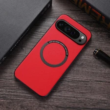 Magnetic Litchi leather Back Case For Google Pixel 10 9 Pro XL 9a 8 8A 7 6 Pro