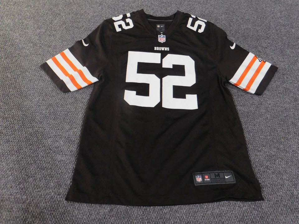 Camiseta de fútbol americano Cleveland Browns para hombre mediana Nike D-qwell marrón Jackson #52 Foto 2 de 4