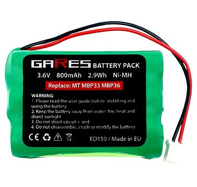 800mAh 3,6V Akku für Babyphone Motorola MBP18 MBP25 MBP26 MBP27tMBP33 MBP36