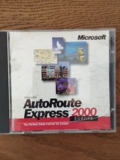 * Vintage Microsoft Autoroute Express 2000  Europe CD Rom *