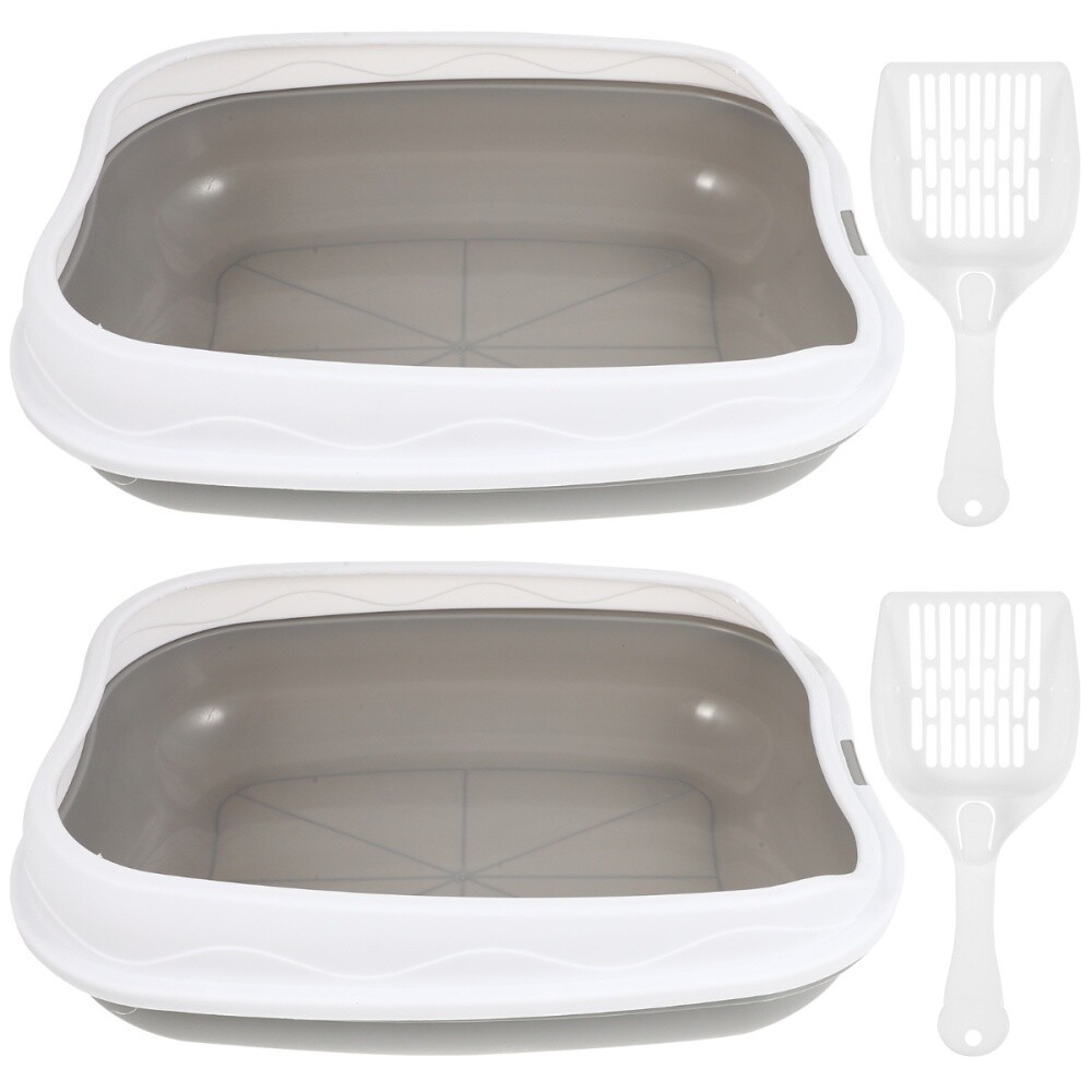 2 set toilette per gatti padella letto toilette per gatti animale domestico...