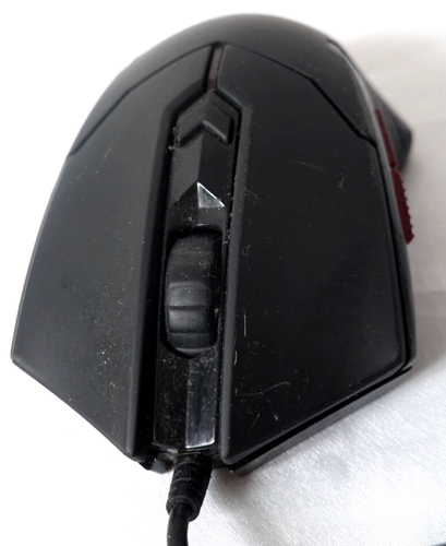 MSi Interceptor DS B1 Gaming Mouse - 5Buttons Scroll Wheel - Black - Red Lights - Picture 3 of 5