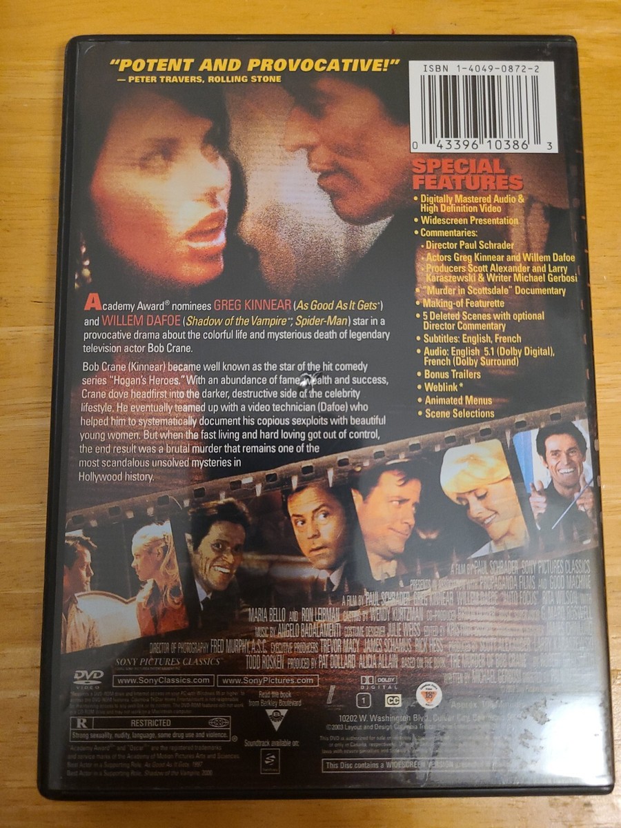 Auto Focus (DVD, 2003) 43396103863| eBay
