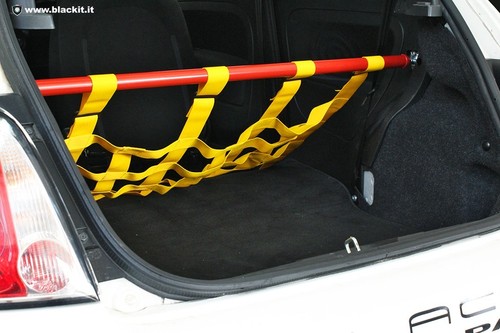 Barra duomi ROSSA posteriore per 500 e 595 rete gialla KIT PISTA BIPOSTO STYLE - 第 1/8 張圖片
