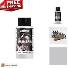 Grey Acrylic Primer 60 ml - Fast-Drying Matte Finish for Models  Airbrushing
