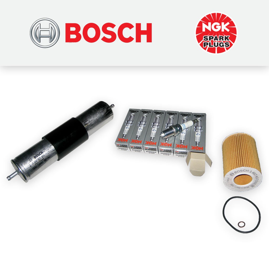 SERVICE KIT for BMW Z3 2.8 OIL FUEL FILTERS SPARK PLUGS (1999-2000)
