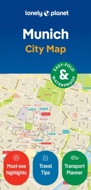 Lonely Planet Munich City Map by Lonely Planet (Sheet map, folded)
