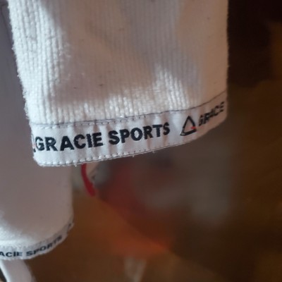 Kimono Gracie Jiu-Jitsu – Blanc, Taille A1, Officiel Combat/entraînement