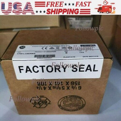New Factory Sealed Allen Bradley 1769-L33ERMS / A GuardLogix Ethernet Controller