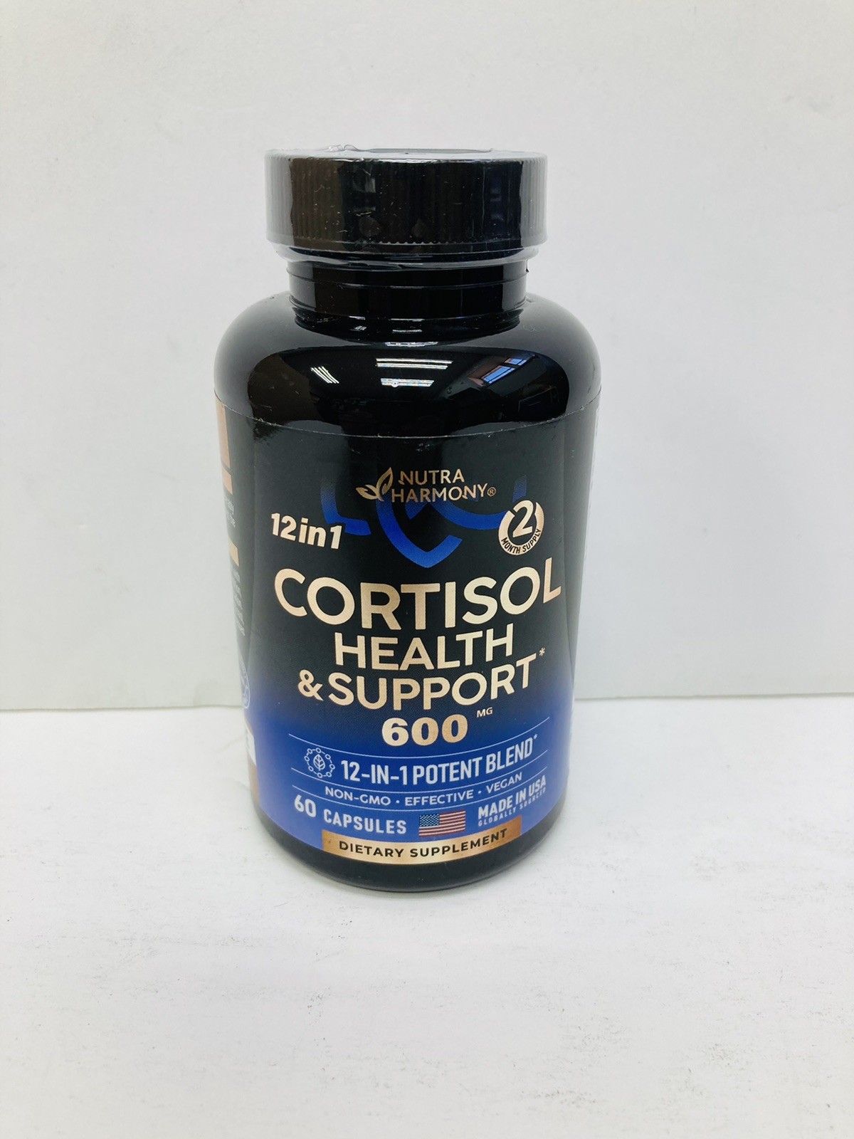 Cortisol Health & Support 600, 60 Capsules EXP 6/26 