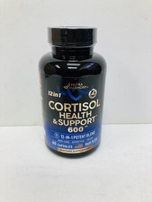 Cortisol Health  Support 600, 60 Capsules EXP 6/26