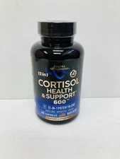 Cortisol Health & Support 600, 60 Capsules EXP 6/26 