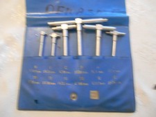 6 Pc Precision Telescoping Gage Set 5/16" - 6" Range T-Bore Hole Gauges