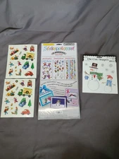 Scrapbook Sticker Collection Set with Seasonal Designs