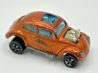 Hot Wheels Redline Custom Volkswagen - Orange HK w/White Interior - Tough!