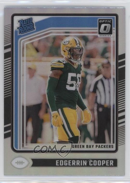 2024 Panini Donruss Optic Rated Holo Prizm Edgerrin Cooper #231 Rookie RC 8mm