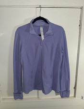 lululemon purple define jacket - worn once in perfect condition - size 12