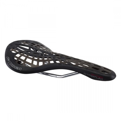 Tioga Spyder Stratum Saddle - Black 135mm Width Chromoly Rails Composite