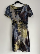 Max Mara Silk Dress M Multicolor