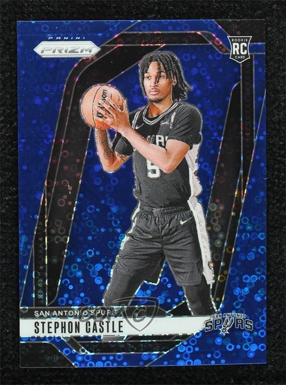 2024-25 Panini Prizm Fast Break Blue 138/150 Stephon Castle #234 Rookie RC 18ms