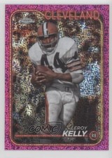 2024 Topps Chrome Magenta Speckle Refractor 143/399 Leroy Kelly #34 HOF 0nr3