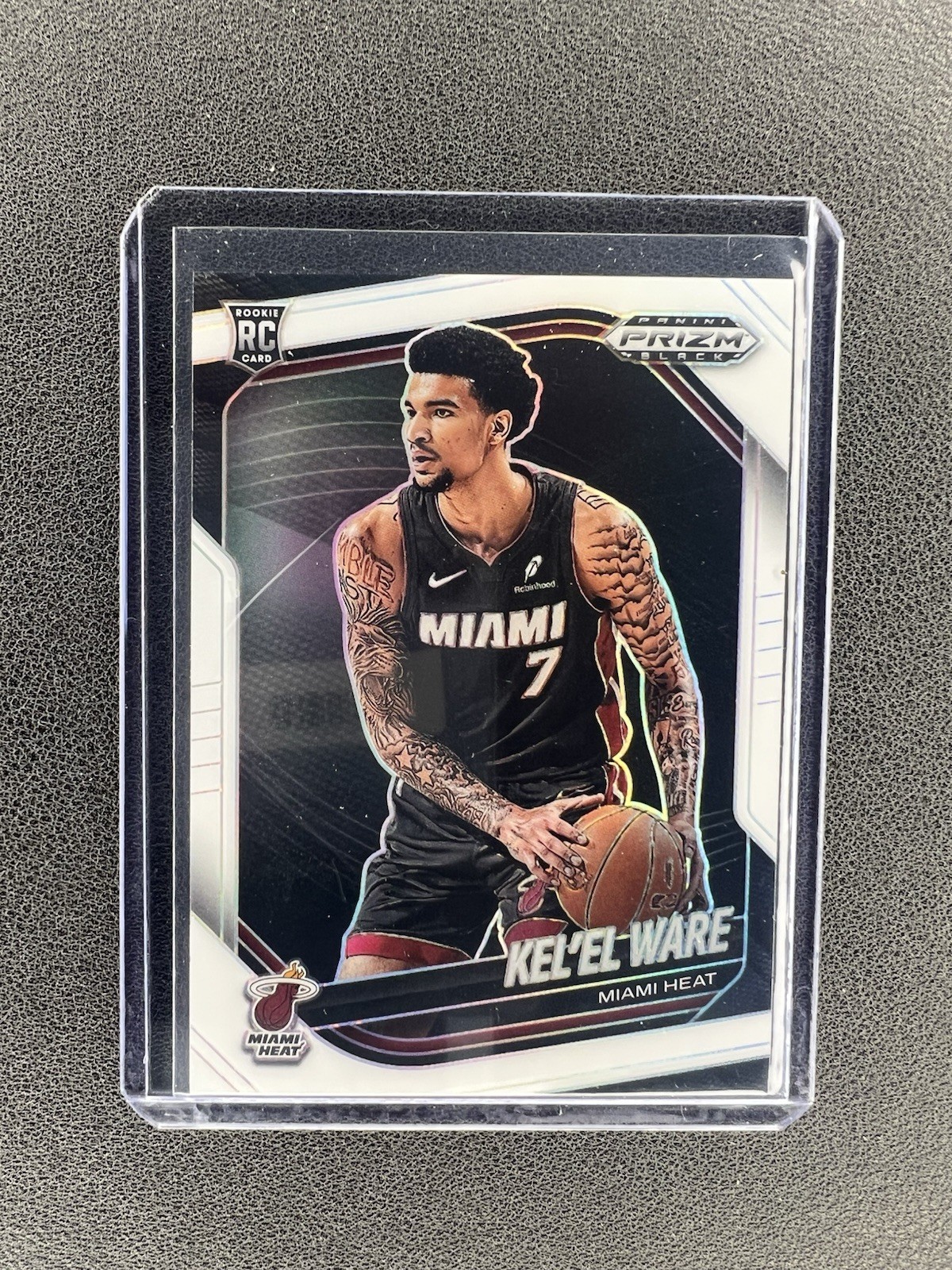 Kel'el Ware Rookie Card RC 2024-25 Prizm Black White Prizm /175 #156