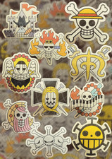One Piece Worst Generation Jolly Roger Weatherproof Stickers