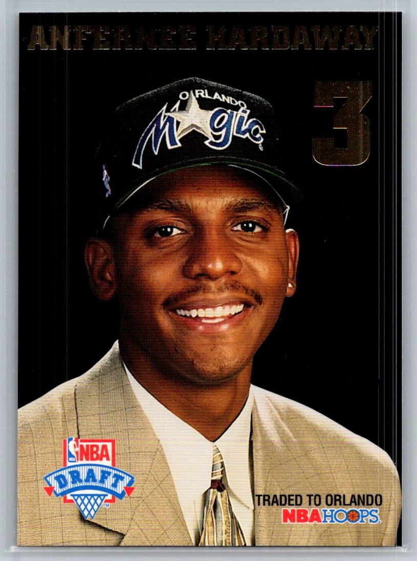 1993-94 Hoops #LP3 Anfernee Hardaway 1993 NBA Draft Lottery Pick Exchange