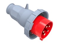 Cee Stecker 16A/400V 5-Polig Rot 6H IP67 3P+E+N + Phasenwender