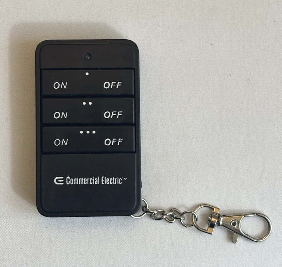 Commercial Electric YLT-42B-3C 3-Channel Wireless Outlet Remote ...