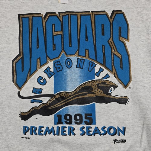 Jacksonville Jaguars NFL 1995 Vintage Temporada Premier Sudadera Para Hombres Grande Artex - Imagen 2 de 7
