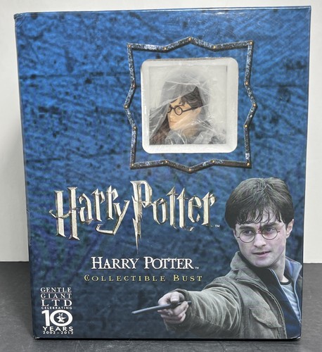 Busto coleccionable de Harry Potter Gentle Giant 2012 10 aniversario raro nuevo en caja - Imagen 3 de 10