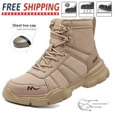 Mens Sneakers Waterproof Keep Warm Work Boots Composite toe Safety Shoes US