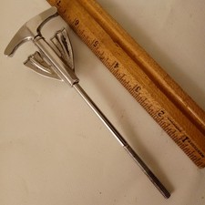 Ludwig Bass Drum Long Tension T-Rod Claw 6"Chrome Vintage 60s Club-Date Keystone