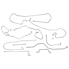 Brake Line Kit Complete 1999-02 Silverado Sierra 1500 2wd All Beds Cab Stainless Brake Line Kit Complete 1999-02 Silverado Sierra 1500 2wd All Beds Cab Stainless
