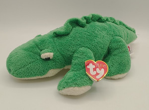 TY Pluffies CHOMPS the Alligator 11.5" Stuffed Animal TyLux Plush w/ Tags