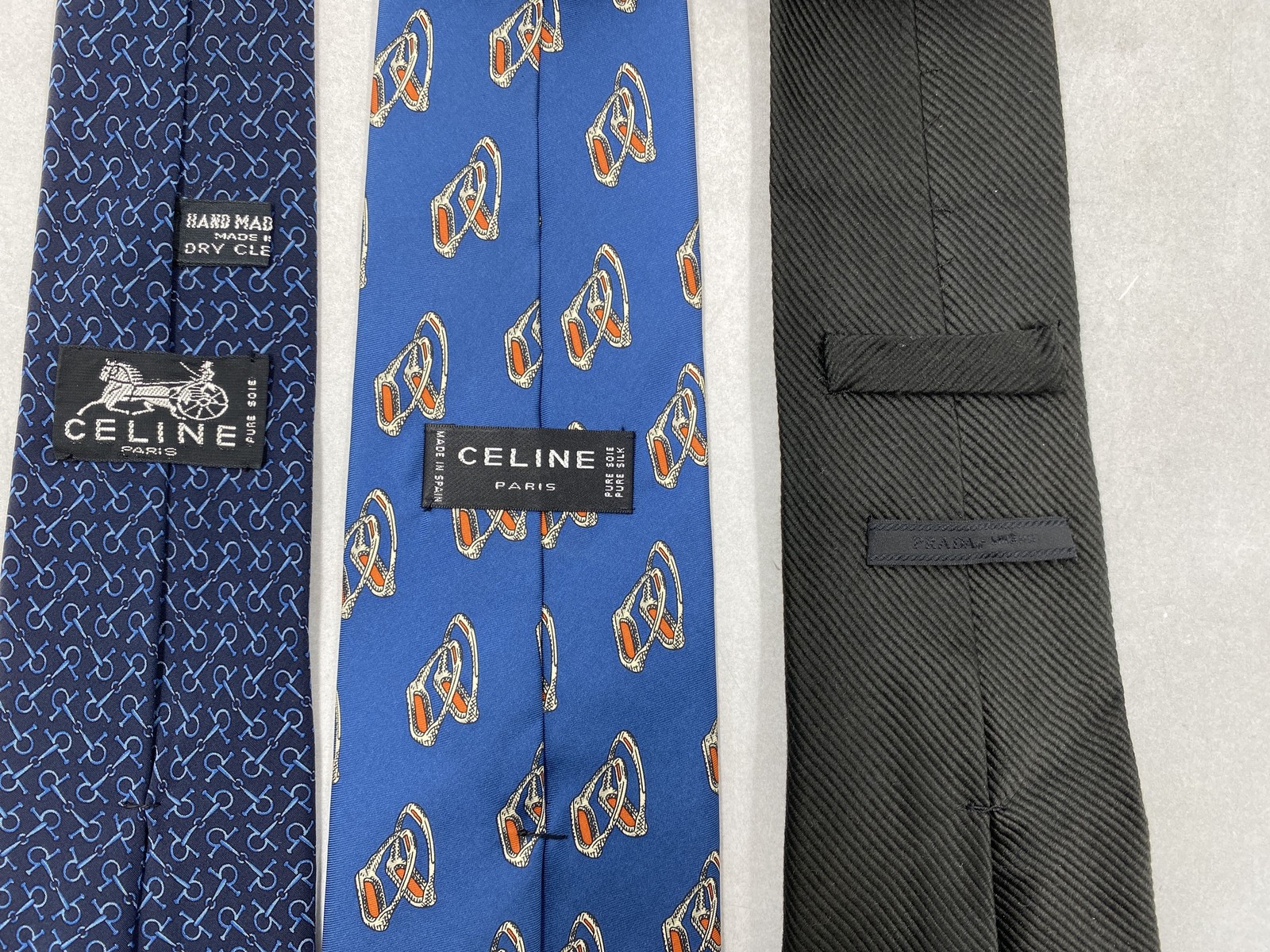Celine X Prada Bundle Multicolor Pattern Silk Ties - image 5