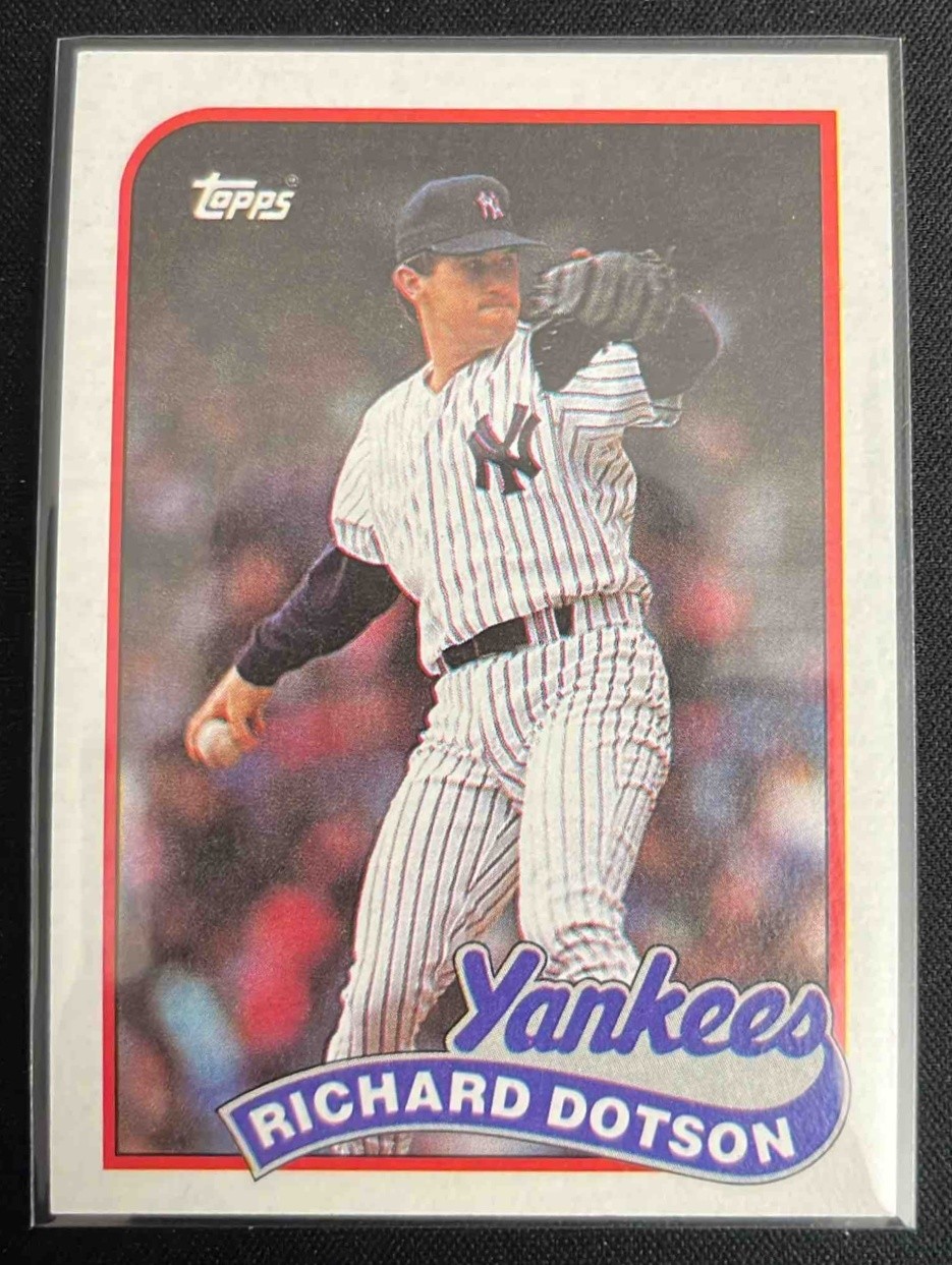 1989 Topps Richard Dotson #511 Yankees