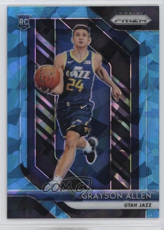 2018-19 Panini Prizm Blue Ice Prizm /99 Grayson Allen #123 Rookie RC