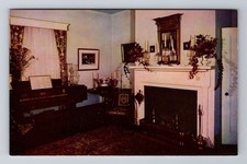 Charlottesville VA- Virginia Drawing Room Home Of James Monroe Vintage Postcard
