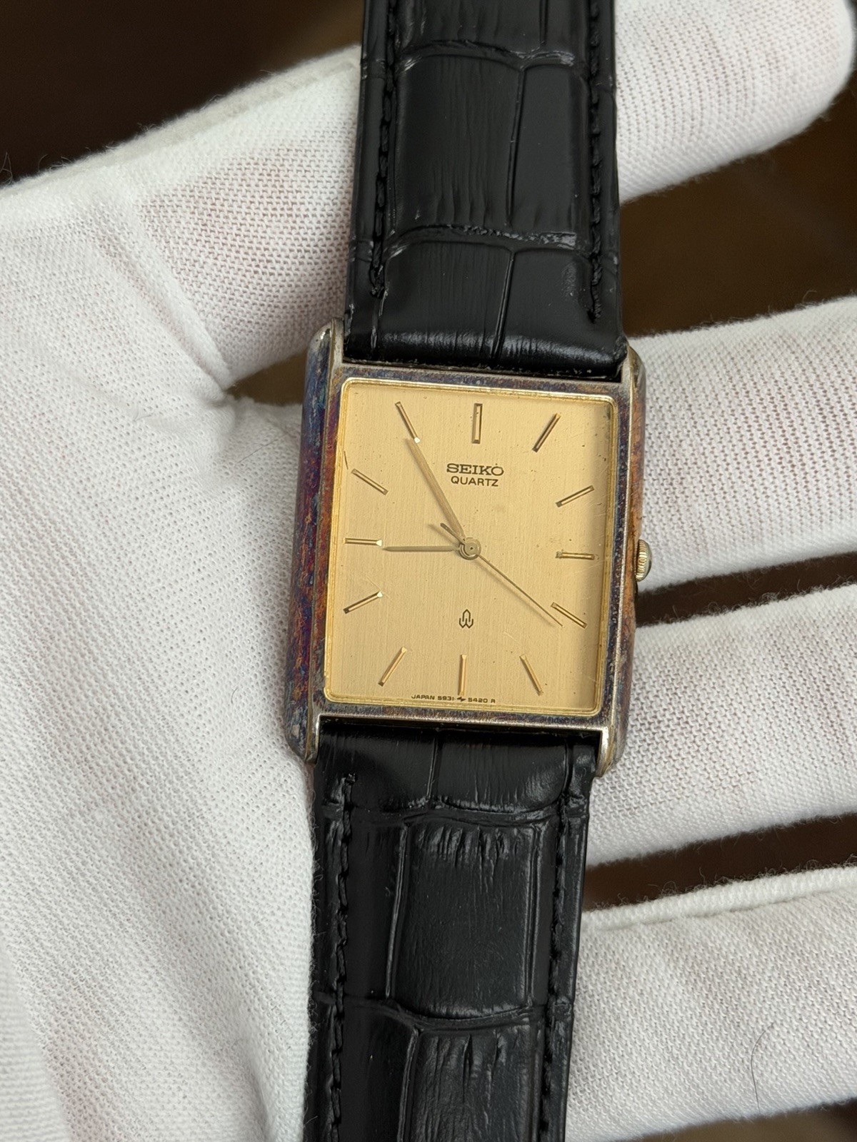 Rare Vintage Seiko Quartz 5931-5360 Men’s Classic Dress Watch JDM 1980s